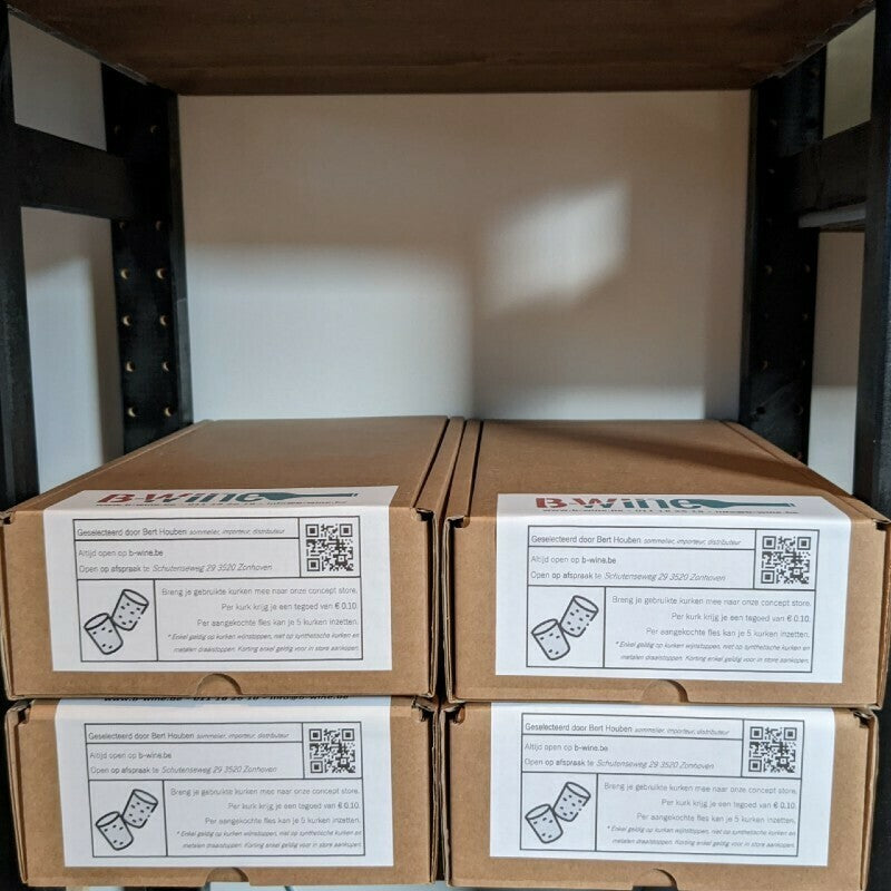 Eco giftbox ♻️🎁 voor 2 wijnflessen